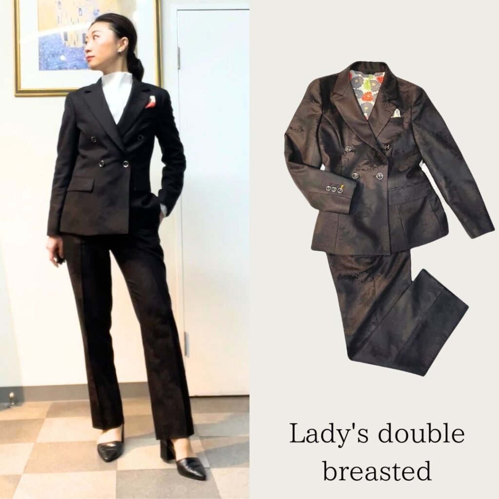 lady's dowble breasted at suitsmm